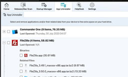 使用SpyHunter for Mac的免费App Uninstaller释放磁盘空间