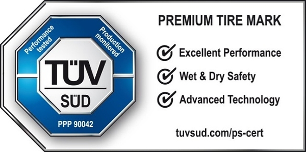 玛吉斯 VS6轮胎获TÜV SÜD Premium Tire Mark认证